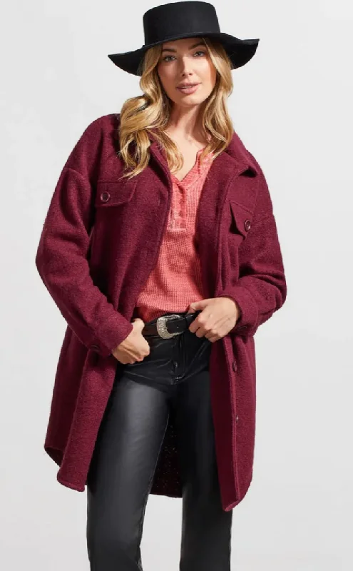 Tribal Jacket Women’s 7909O-4856-2996 Knit Fabric Woven Fabric Fleece Fabric