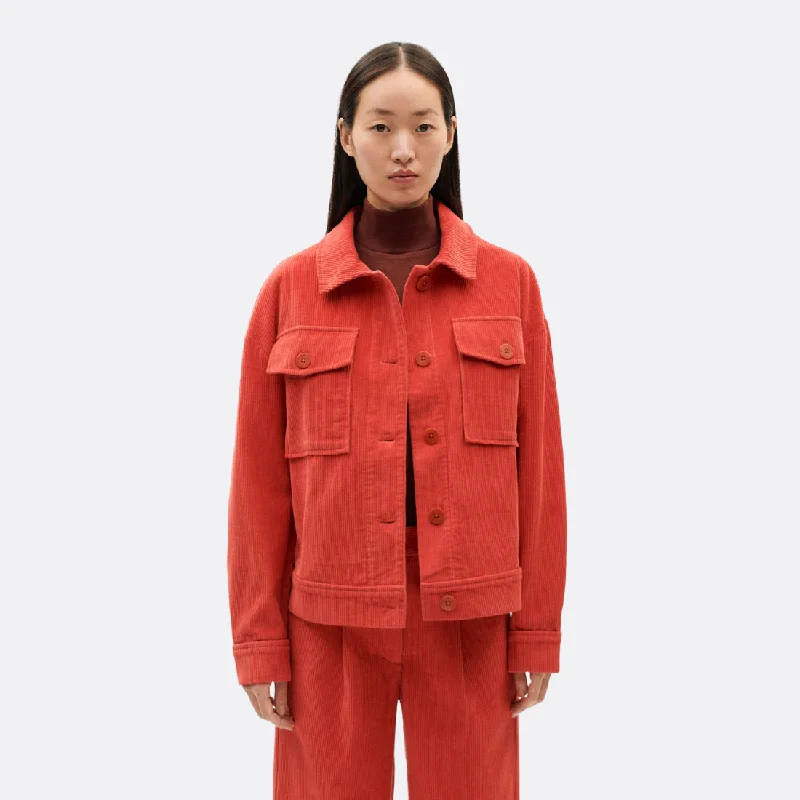 Goji Corduroy Frans JAcket Snapped Jacket Toggled Jacket Drawstring Jacket