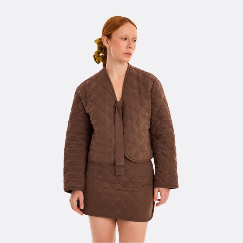 Lie Quilted Jacket Print Jacket Jacquard Jacket Patchwork Jacket