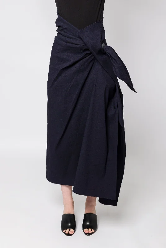 Issey Miyake Enclothe Skirt linen skirt light