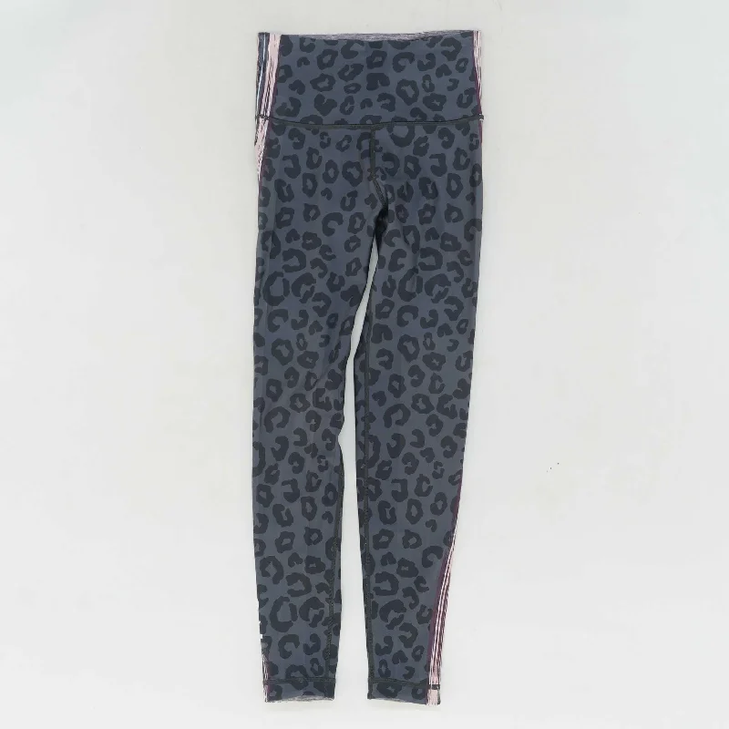 Gray Animal Print Leggings Trendy Colorblock Print Leggings