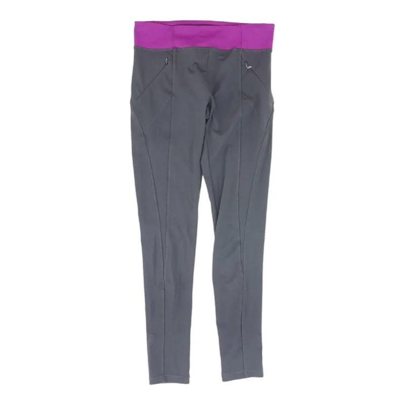 Gray Solid Leggings Stylish Stretch Print Leggings