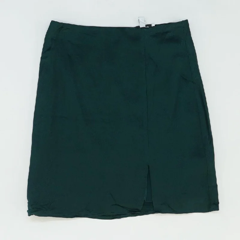 Green Solid Mini Skirt seamless skirt comfort