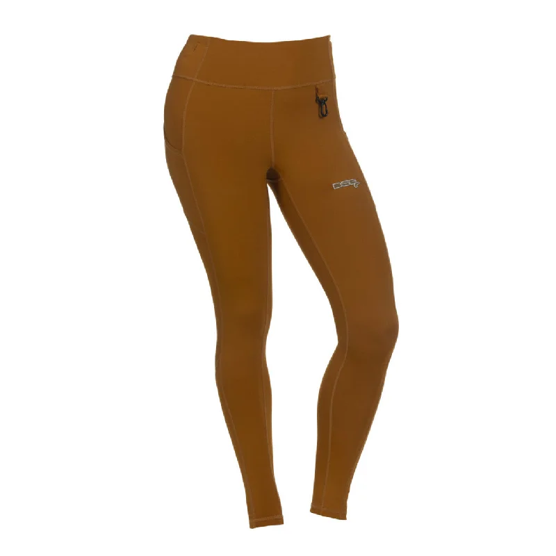 High Waisted Boat Legging - UPF 50+ Trendy Sporty Compression Leggings