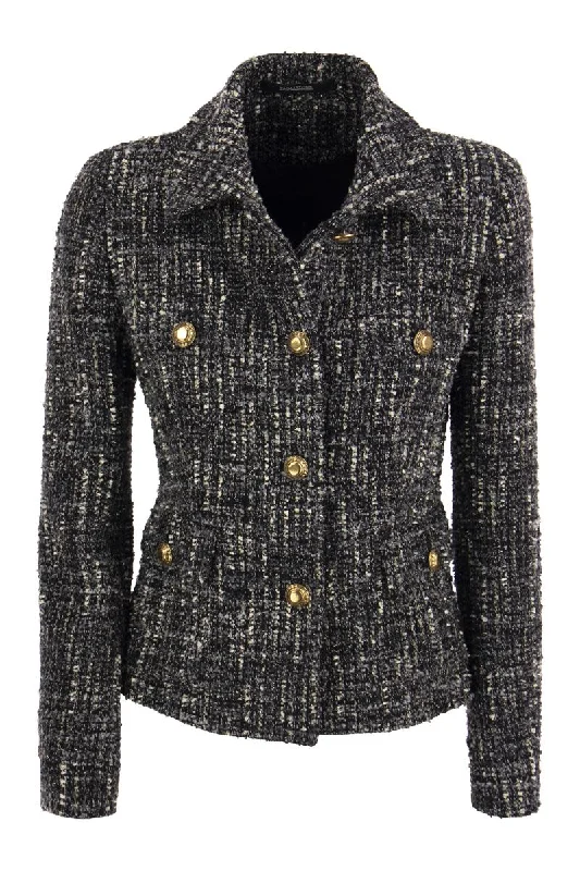 INDIA - Tweed jacket Insulated Jacket Fitted Jacket Loose Jacket