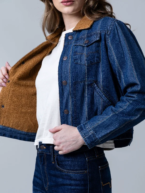 Kimes Ranch Vaquero Trucker Stripe Denim Jacket Women's Striped Jacket Polka Dot Jacket Floral Jacket Kimes Ranch Vaquero Trucker Stripe Denim Jacket Women's Striped Jacket Polka Dot Jacket Floral Jacket