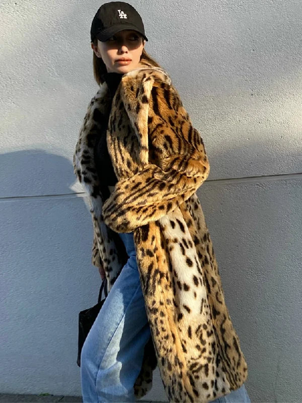 Brown Leopard Print