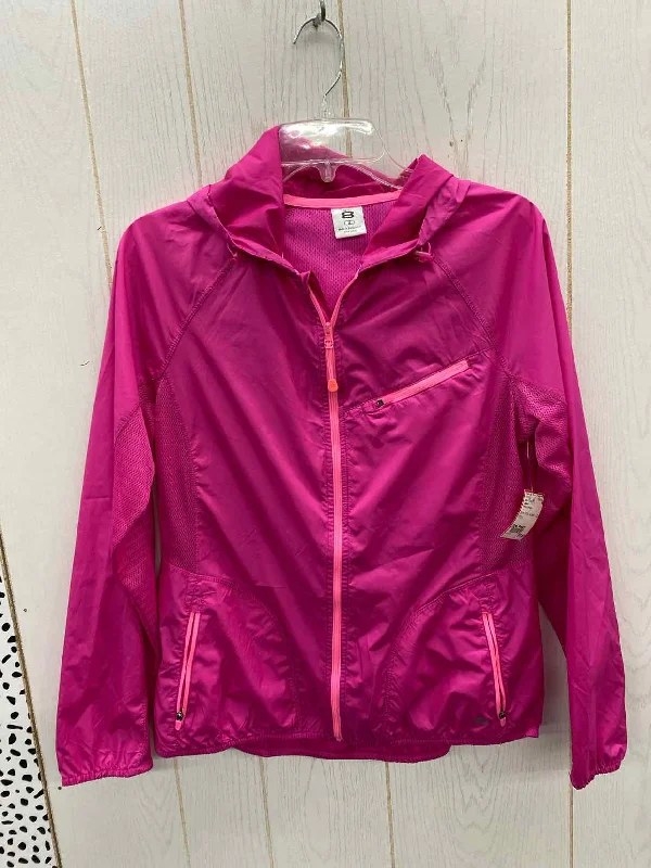 Layer 8 Pink Womens Size Small Jacket (Outdoor) Lace Jacket Ribbed Jacket Sequined Jacket