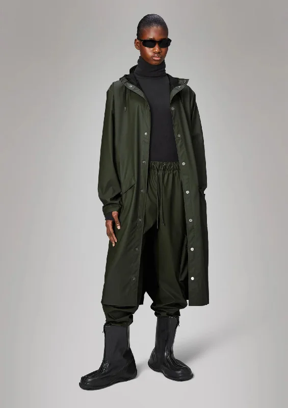 Longer Jacket in Green Knit Jacket Woven Jacket Fleece Jacket