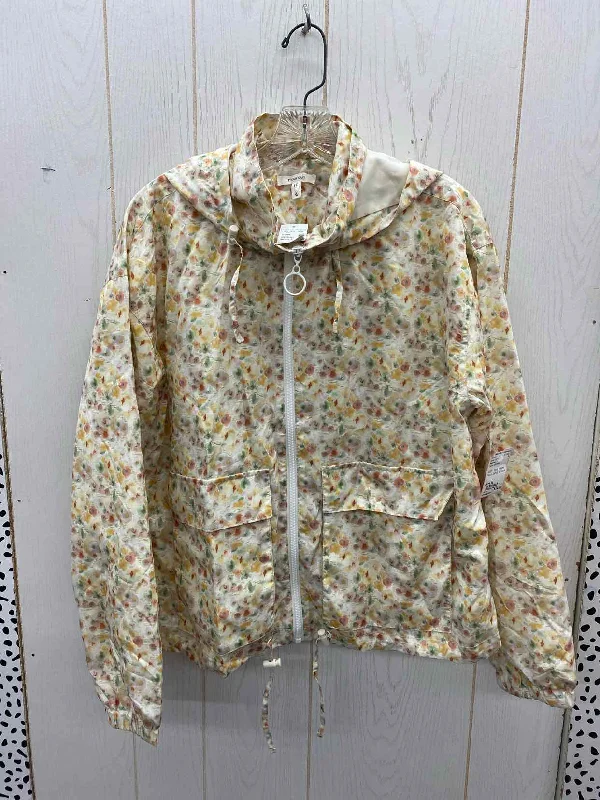 Maurices Yellow Womens Size M Jacket (Outdoor) Corduroy Jacket Velvet Jacket Brocade Jacket