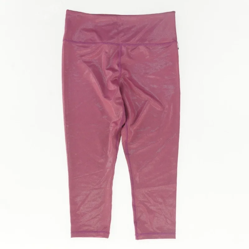 Mauve Solid Leggings Elegant Casual Fit Leggings