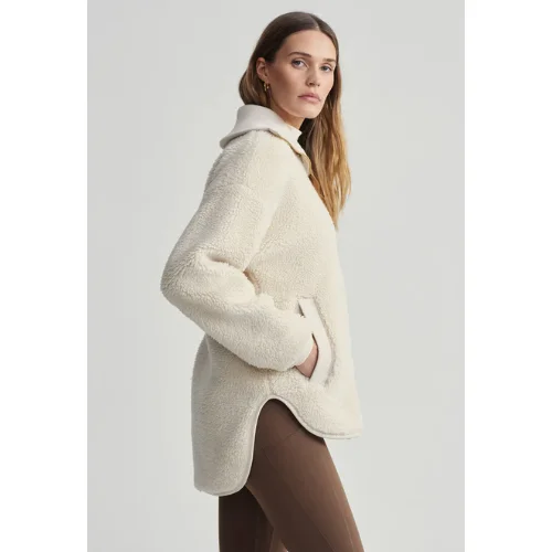 Myla Zip-Through Jacket in Sandshell Anorak Shell Jacket Lightweight Jacket