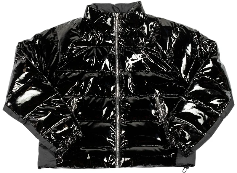 Nike Sportswear Icon Clash Synthetic-Fill Women's Jacket in Black Collared Jacket Crew Neck Jacket Turtle Neck Jacket Nike Sportswear Icon Clash Synthetic-Fill Women's Jacket in Black Collared Jacket Crew Neck Jacket Turtle Neck Jacket