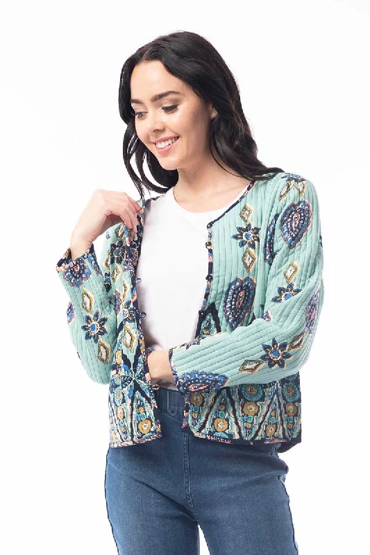 Orientique Elissa Jacket Reversible Nylon Fabric Polyester Fabric Spandex Fabric