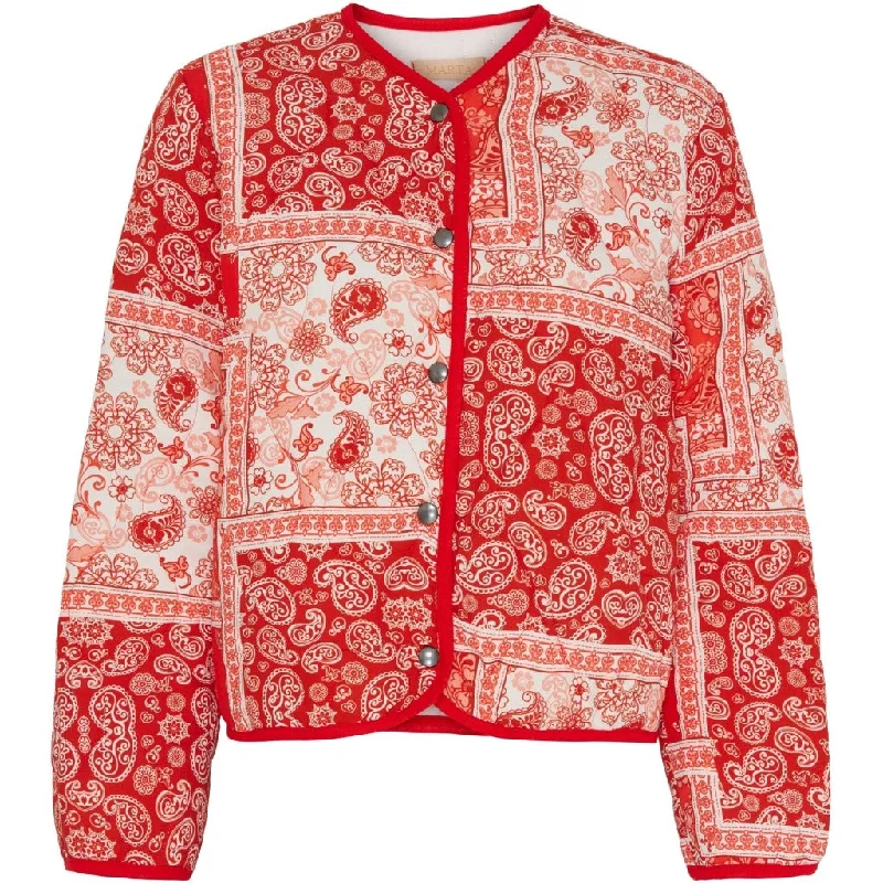 Roseanne Jacket Red Knit Jacket Woven Jacket Fleece Jacket