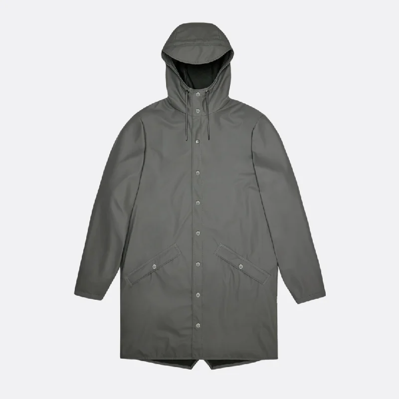 Long Jacket W3 Grey Belted Jacket Elasticated Jacket Padded Jacket