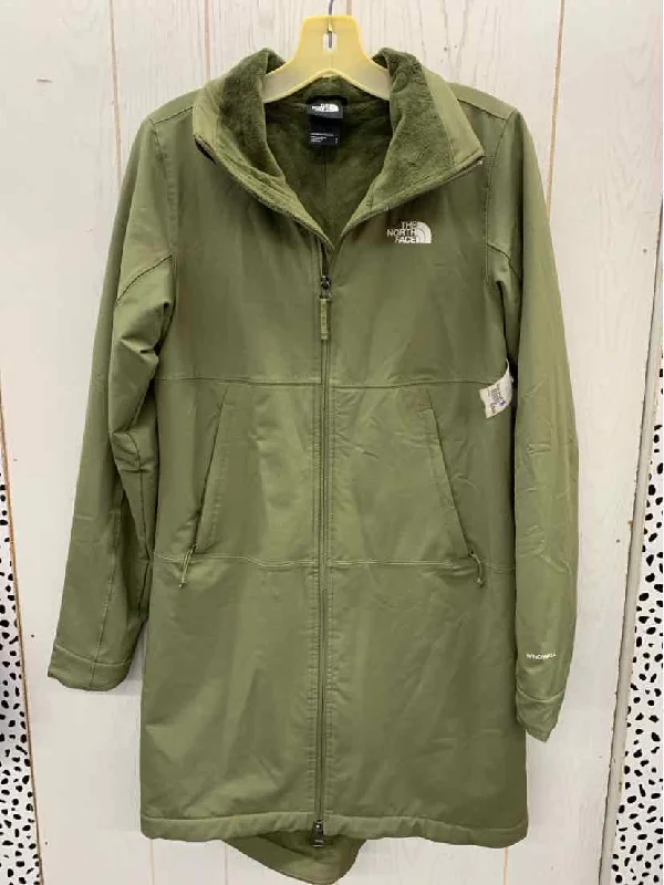 The North Face Olive Womens Size Small Jacket (Outdoor) Cotton Jacket Linen Jacket Terry Jacket