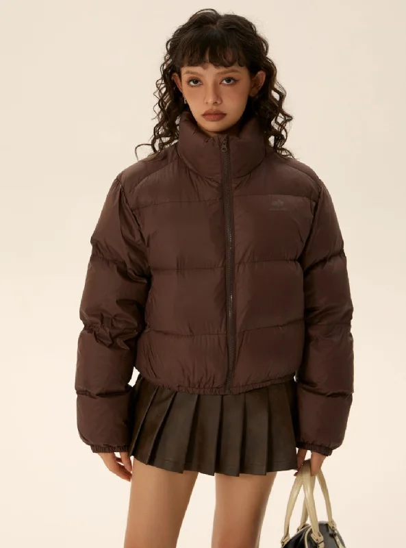 Urban Short Style 90Fil Puffer Jacket Zippered Jacket Buttoned Jacket Snapped Jacket Urban Short Style 90Fil Puffer Jacket Zippered Jacket Buttoned Jacket Snapped Jacket