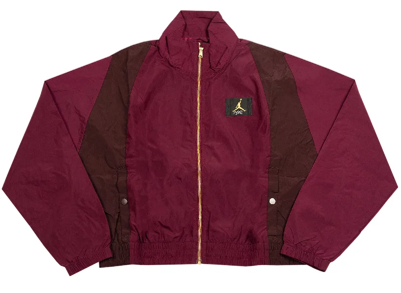 Women's Jordan Woven Jacket Herringbone Jacket Checkered Jacket Solid Jacket