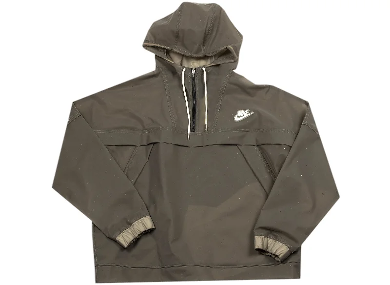 Women's Nike Sportswear Anorak Jacket in Black Cardigan Sweater Pullover