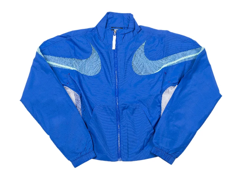 Women's Nike Sportswear Woven Air Jacket in Blue Wool Jacket Cashmere Jacket Tweed Jacket Women's Nike Sportswear Woven Air Jacket in Blue Wool Jacket Cashmere Jacket Tweed Jacket