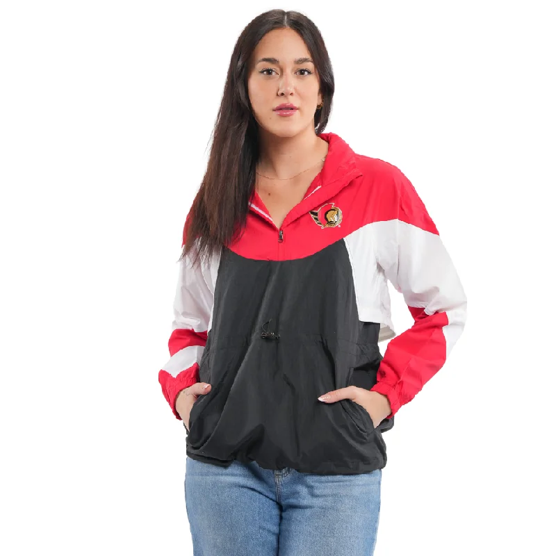 Women's Tiebreaker Jacket (GIII) Zippered Front Buttoned Front Snap Front