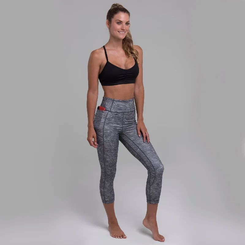 Zero Restriction Women's Bae Capri Legging Trendy Full-Length Leggings
