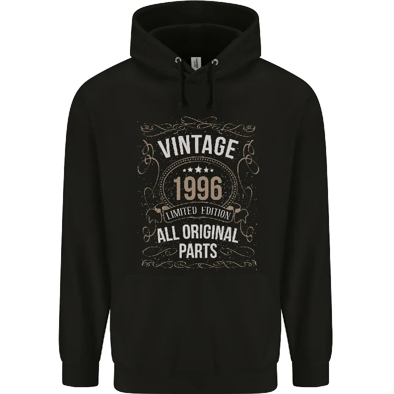 28th Birthday Limited Edition 1996 Mens 80% Cotton Hoodie Hoodie with Exposed Zipper Edgy Industrial 28th Birthday Limited Edition 1996 Mens 80% Cotton Hoodie Hoodie with Exposed Zipper Edgy Industrial