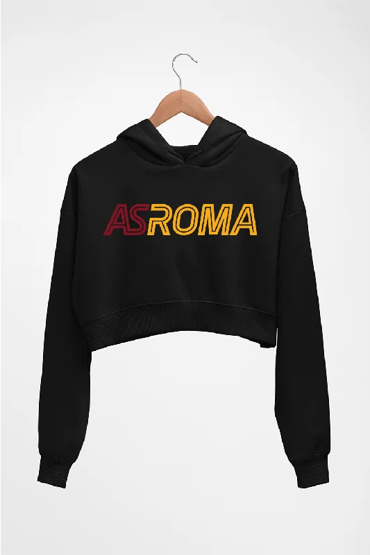 A.S. Roma Crop HOODIE FOR WOMEN Hoodie with Lining Warm Insulated