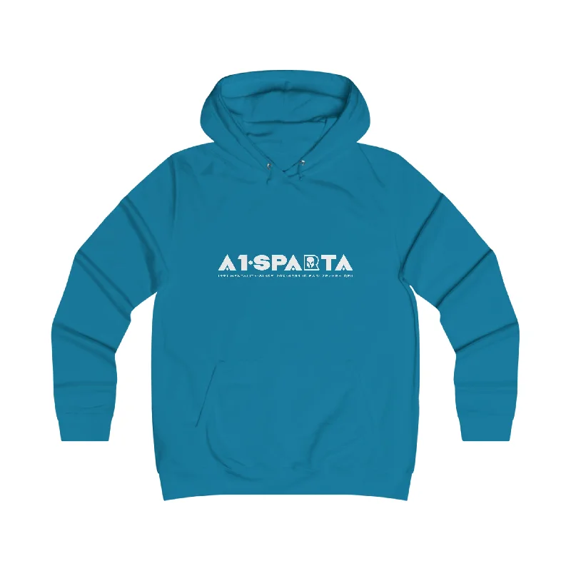 A1-Peace Sparta Girlie College Hoodie Hoodie with Cropped Fit Short Trendy