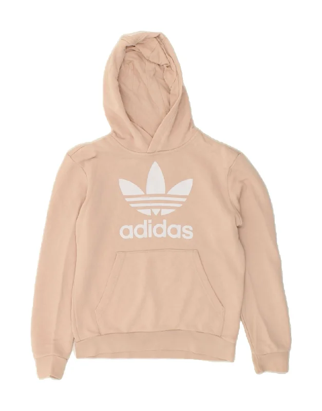 ADIDAS Girls Graphic Hoodie Jumper 10-11 Years Pink Cotton Hoodie with Turtle Neck Cozy Winter ADIDAS Girls Graphic Hoodie Jumper 10-11 Years Pink Cotton Hoodie with Turtle Neck Cozy Winter