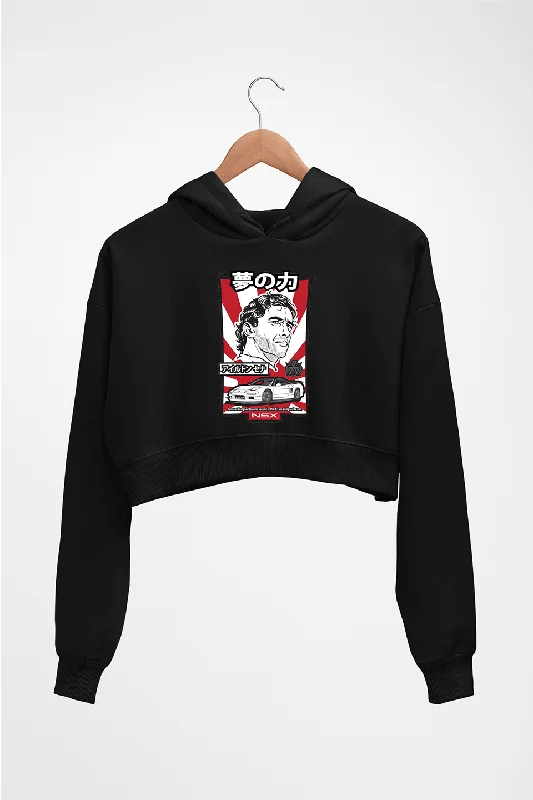 Ayrton Senna Crop HOODIE FOR WOMEN Hoodie Crop Top Short Trendy