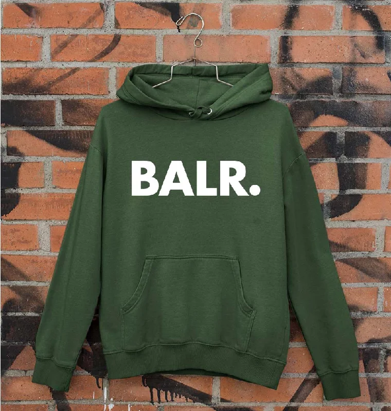BALR Unisex Hoodie for Men/Women Hoodie with Hem Drawcord Adjustable Customizable