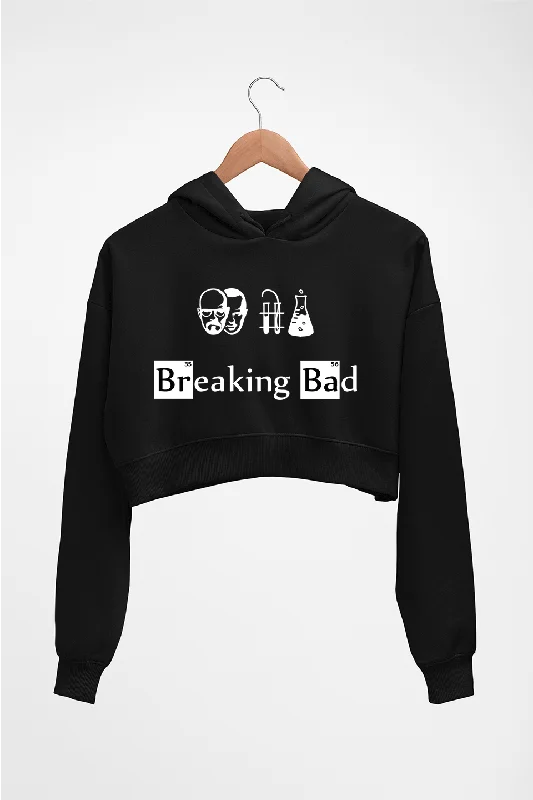 Breaking Bad Crop HOODIE FOR WOMEN Hoodie with Hem Detail Decorative Unique