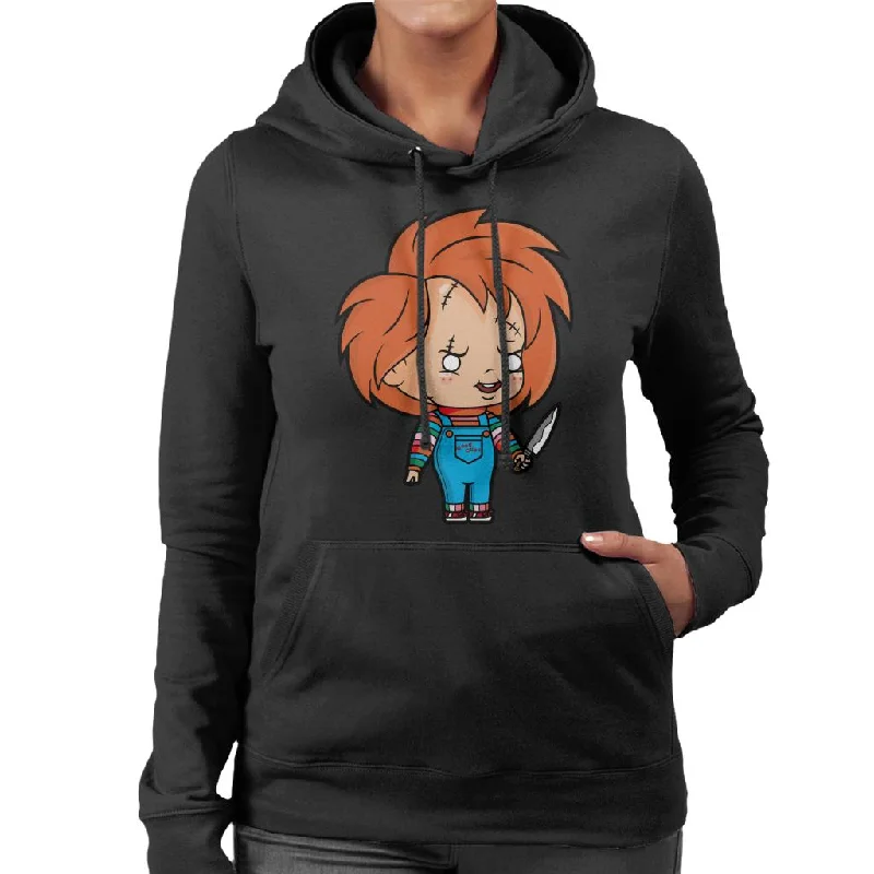 Chucky Kawaii Women's Hooded Sweatshirt Hoodie with Logo Branding Identity