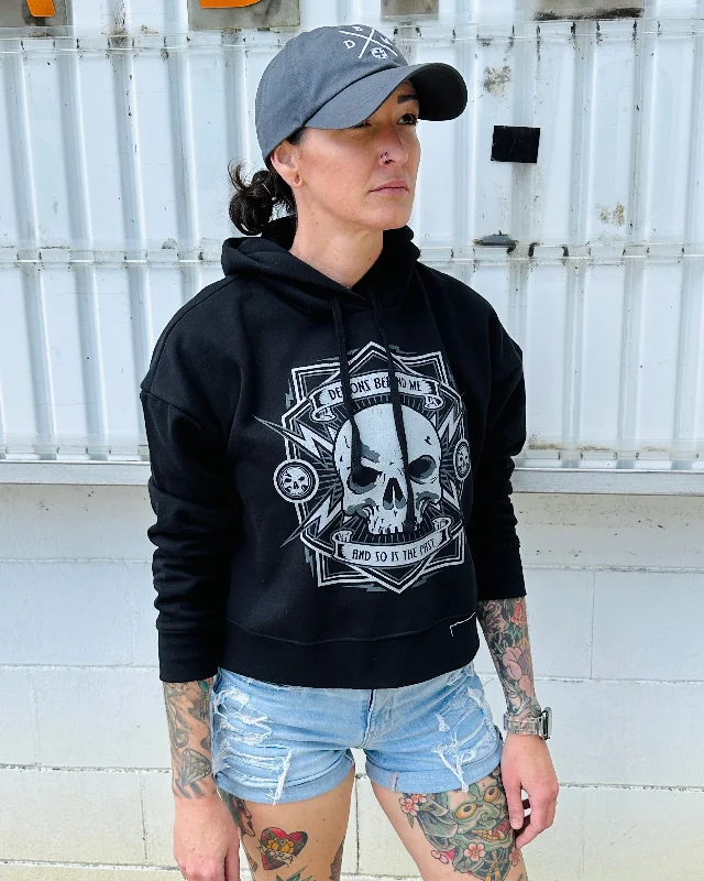 Women's Electric Head Shorter Cut Fleece Hoodie Hoodie with Pattern Geometric Abstract Women's Electric Head Shorter Cut Fleece Hoodie Hoodie with Pattern Geometric Abstract