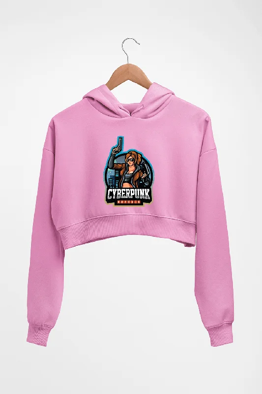 Cyberpunk Crop HOODIE FOR WOMEN Hoodie with Slim Fit Tailored Modern