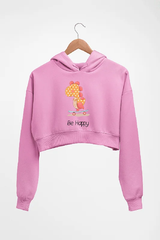 Dinosaur Crop HOODIE FOR WOMEN Hoodie Jacket Zipper Layering