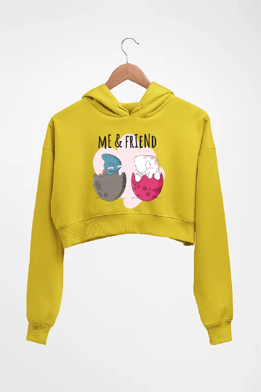 Dragon Crop HOODIE FOR WOMEN Hoodie with Lining Warm Insulated