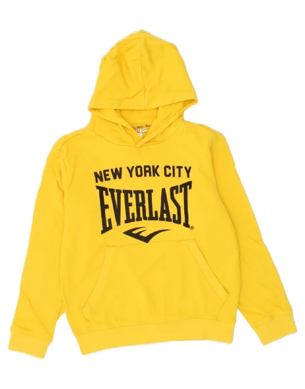 EVERLAST Boys New York City Graphic Hoodie Jumper 10-11 Years Yellow Hoodie with Hidden Zipper Minimalist Clean EVERLAST Boys New York City Graphic Hoodie Jumper 10-11 Years Yellow Hoodie with Hidden Zipper Minimalist Clean