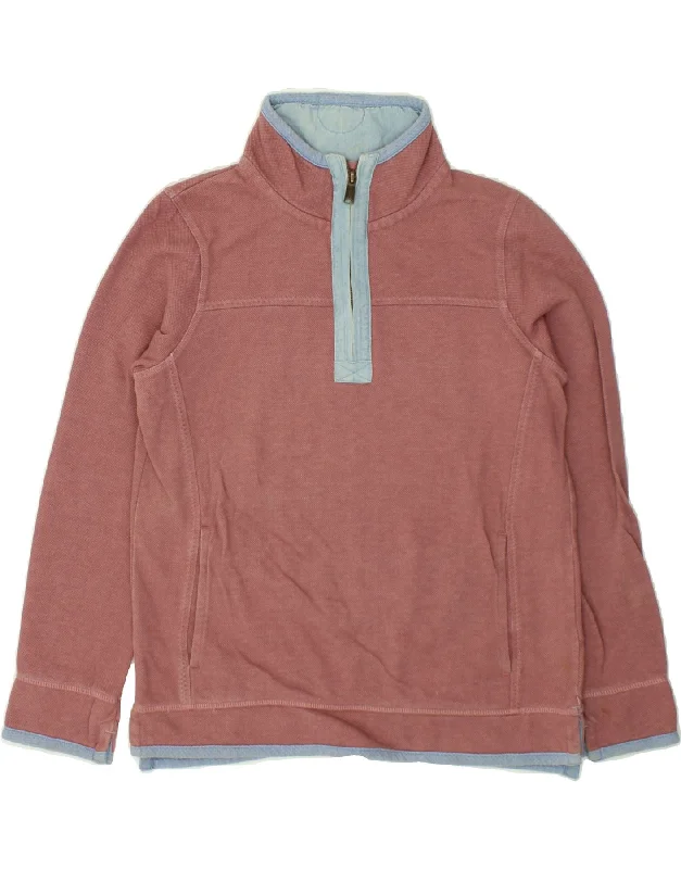FAT FACE Womens Oversized Zip Neck Sweatshirt Jumper UK 10 Small Maroon Hoodie with Snap Buttons Easy Quick FAT FACE Womens Oversized Zip Neck Sweatshirt Jumper UK 10 Small Maroon Hoodie with Snap Buttons Easy Quick