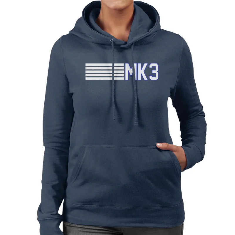 Ford MK3 Women's Hooded Sweatshirt Hoodie with Toggle Buttons Decorative Unique