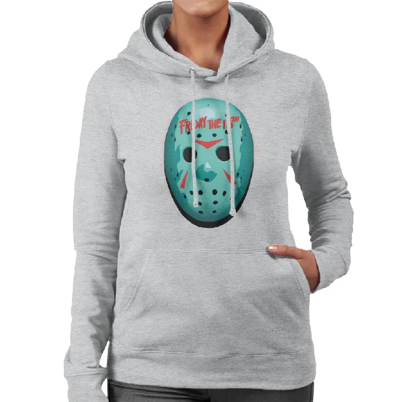 Friday 13th Crimson Boat Jason Voorhees Women's Hooded Sweatshirt Hoodie with Lace Feminine Delicate