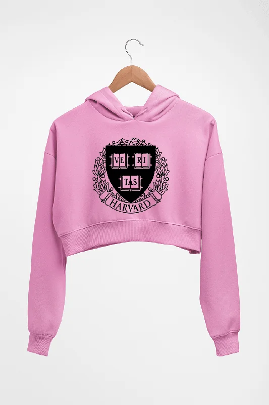 Harvard Crop HOODIE FOR WOMEN Hoodie with Elastic Waist Stretchable Comfortable