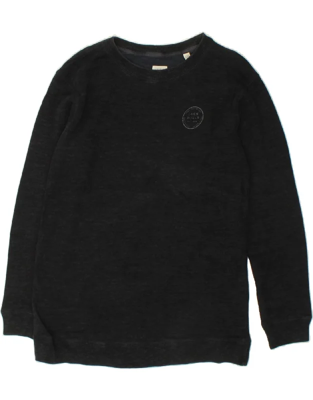 JACK WILLS Womens Sweatshirt Jumper UK 14 Large Navy Blue Cotton Hoodie with Bell Sleeves Flared Feminine JACK WILLS Womens Sweatshirt Jumper UK 14 Large Navy Blue Cotton Hoodie with Bell Sleeves Flared Feminine