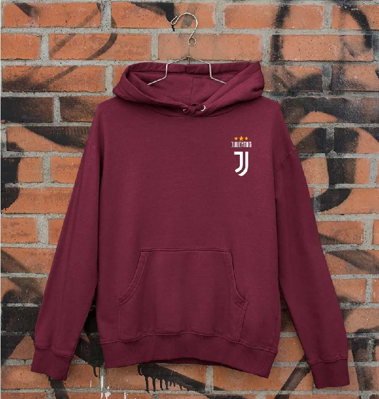 Juventus Logo Unisex Hoodie for Men/Women Hoodie with Ribbed Cuffs Snug Fit Comfort