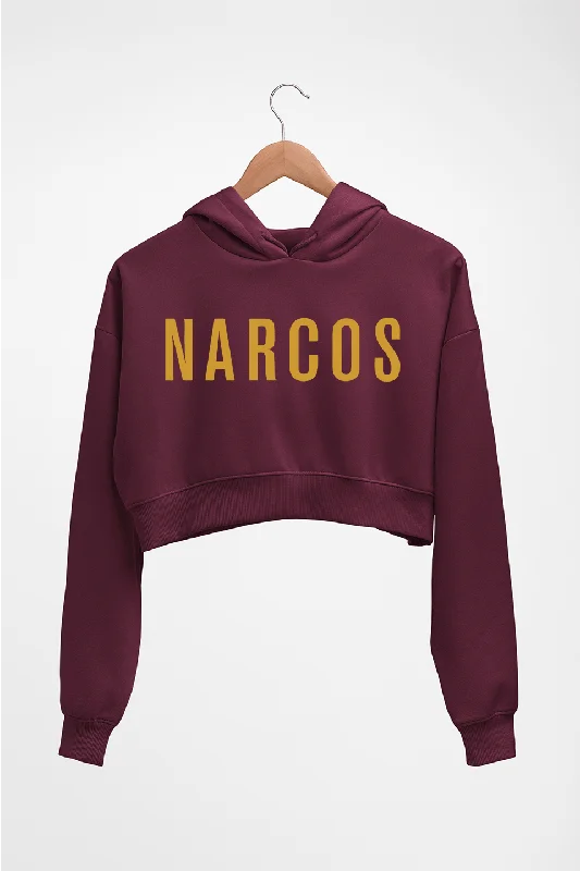 Narcos Crop HOODIE FOR WOMEN Hoodie with Magnetic Closure Innovative Modern