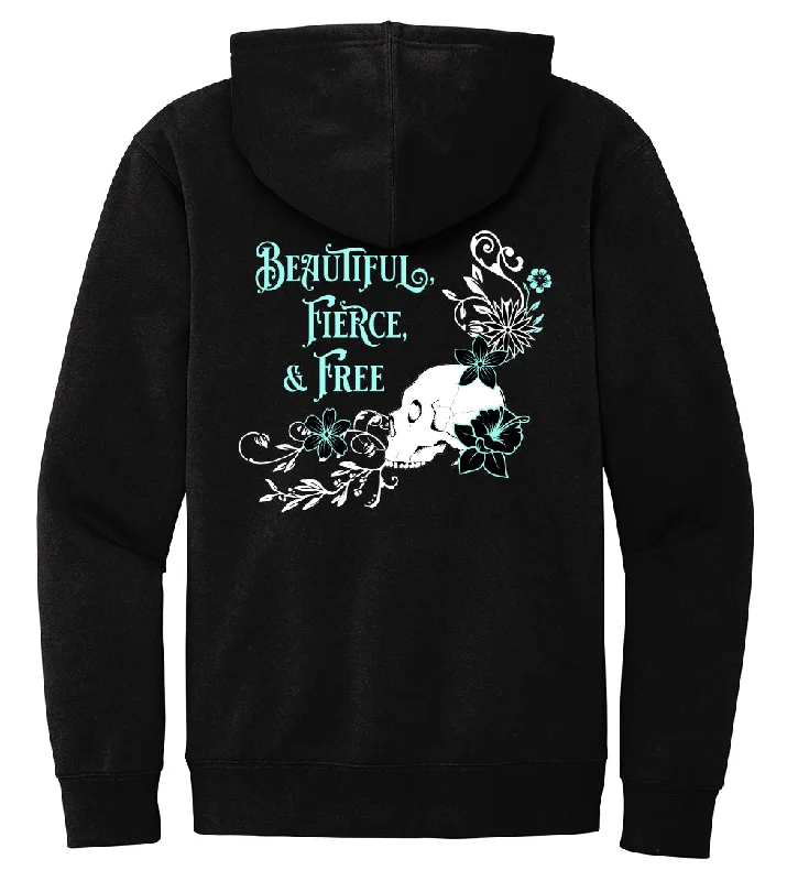 CLOSEOUT- Women's Wildflower Hoodie Hoodie with V-Neck Classic Versatile