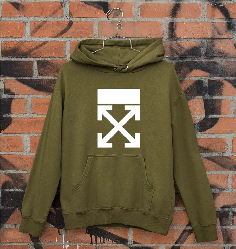 Off-white Unisex Hoodie for Men/Women Hoodie with Mesh Breathable Sporty