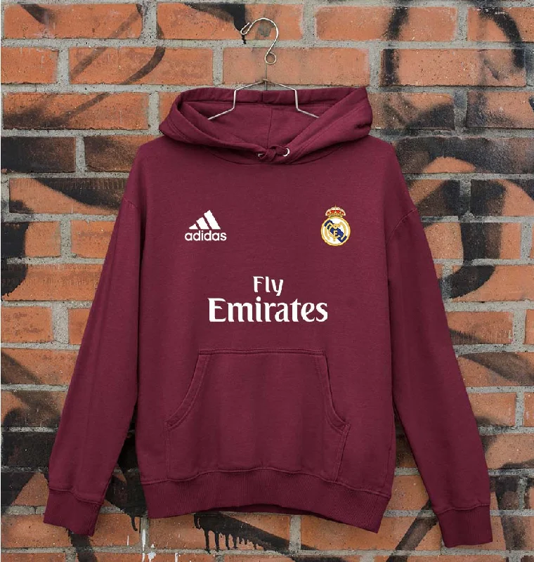 Real Madrid Unisex Hoodie for Men/Women Hoodie with Oversized Fit Loose Comfortable